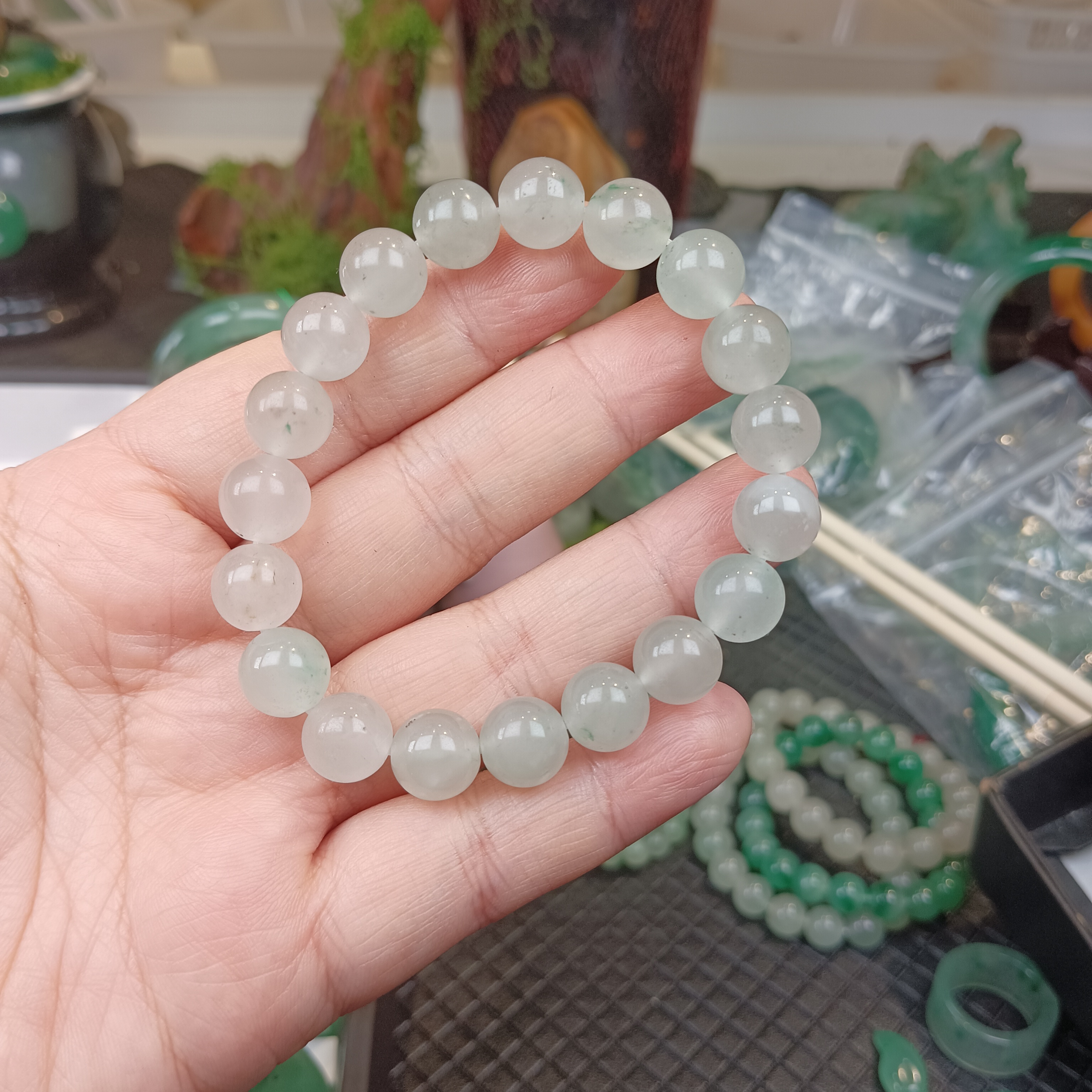天然非洲翠手串卡10