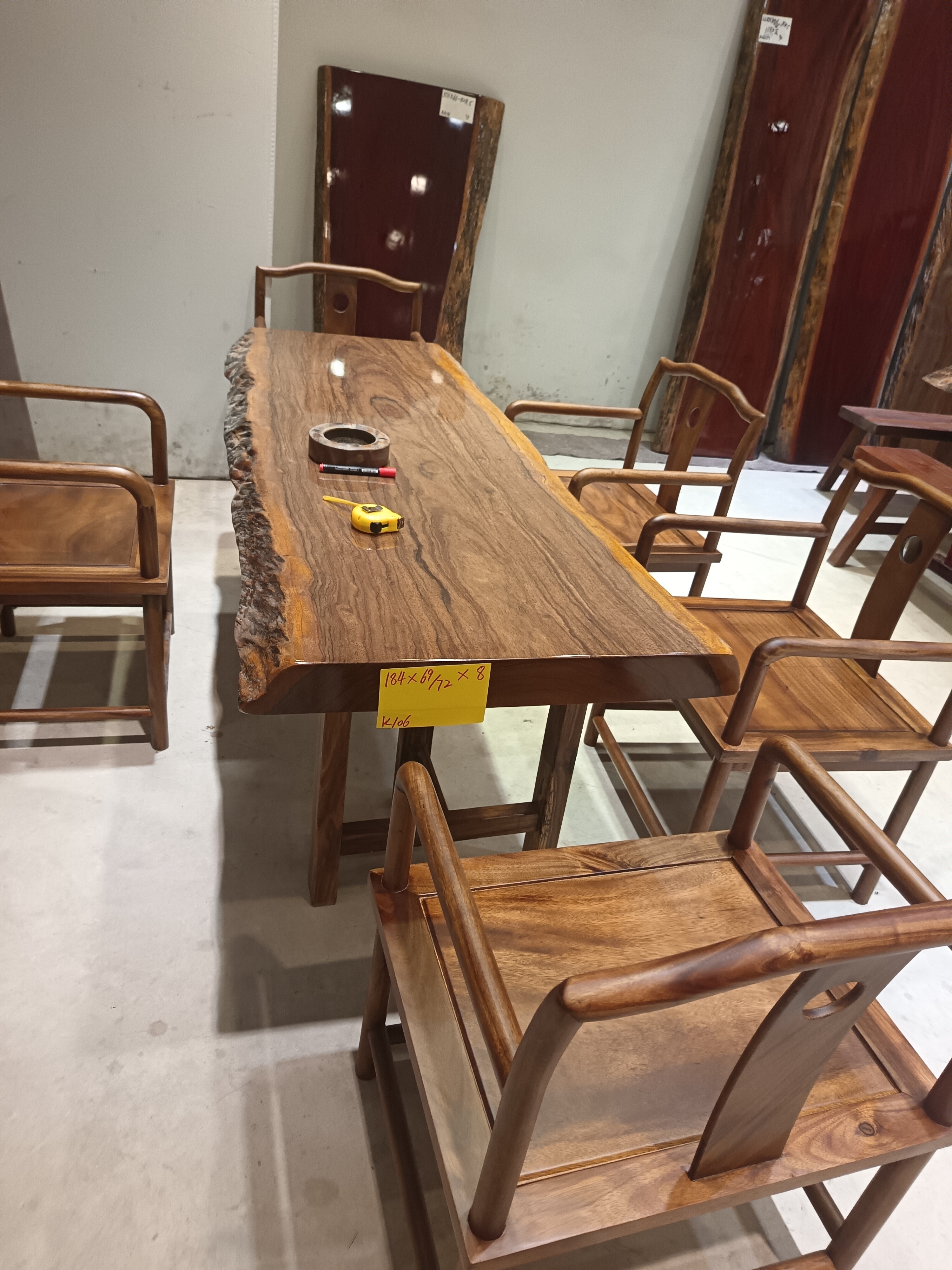 非洲进口整板纯原木大板桌，书桌、餐桌、茶桌