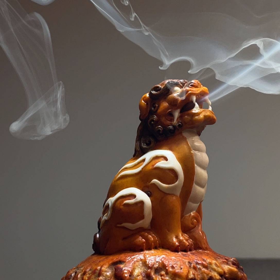 小***爸木质鹿角雕刻工艺精湛