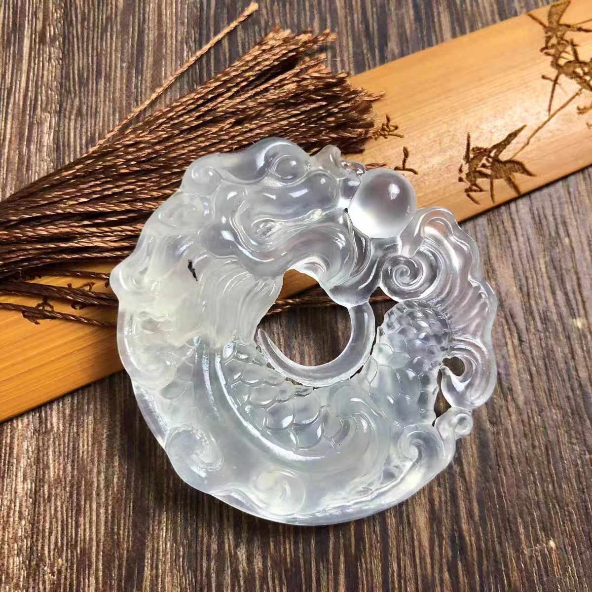 【正品保真 】龙鱼扣吊坠