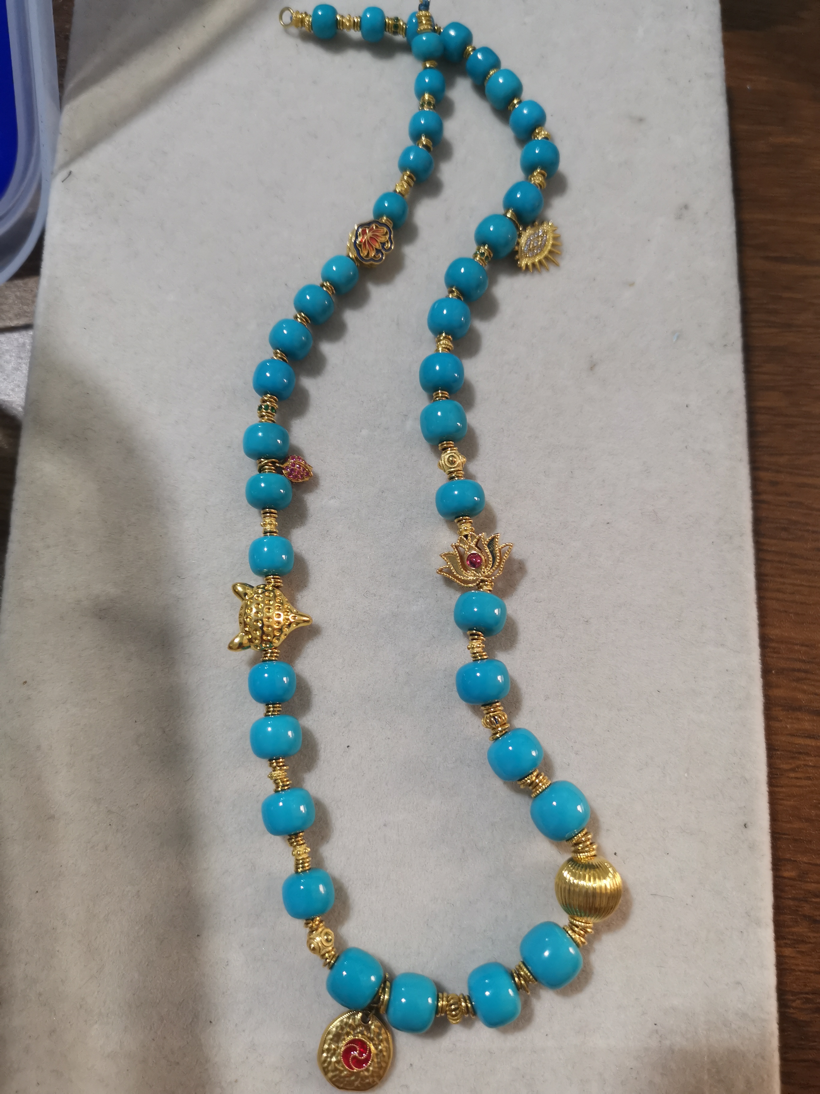 小尺寸绿松石文玩脖挂