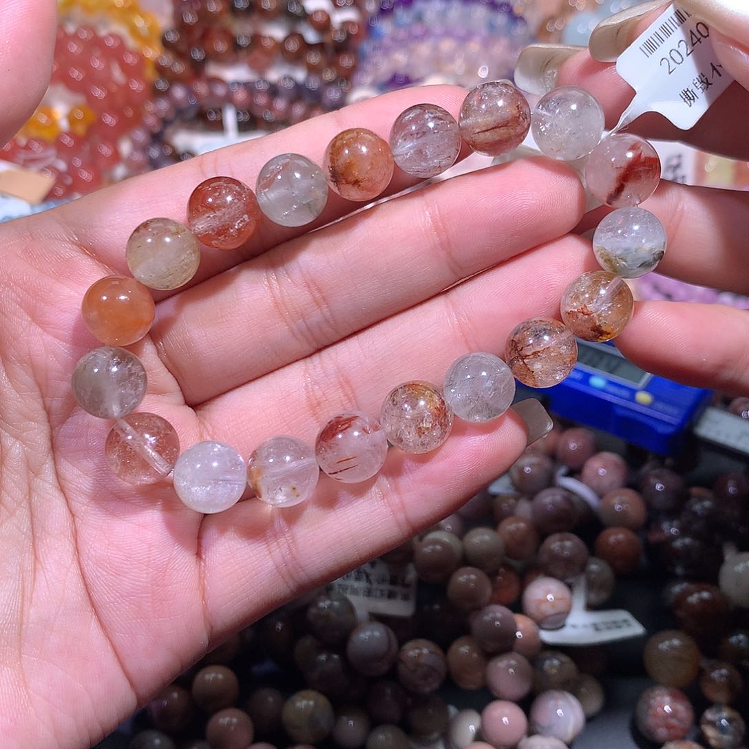 未镶嵌手链水晶兔毛幽灵10