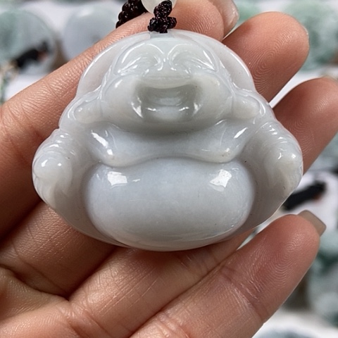 翡翠颈饰未镶嵌大佛福利