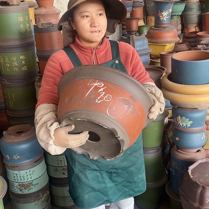 紫砂花盆紫砂花盆