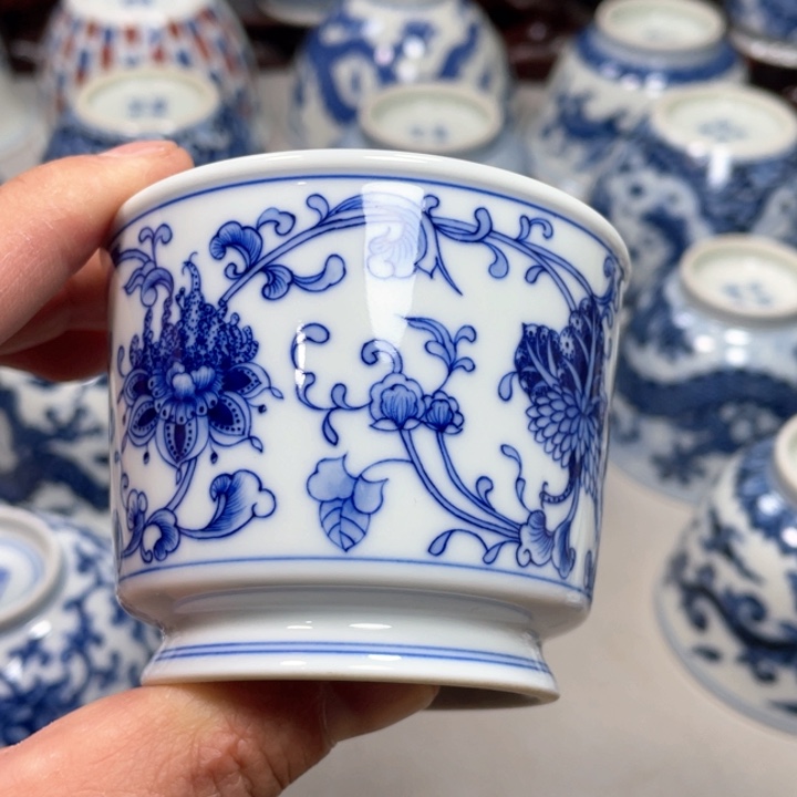 摆件景德镇陶瓷现代手工陶瓷茶具 