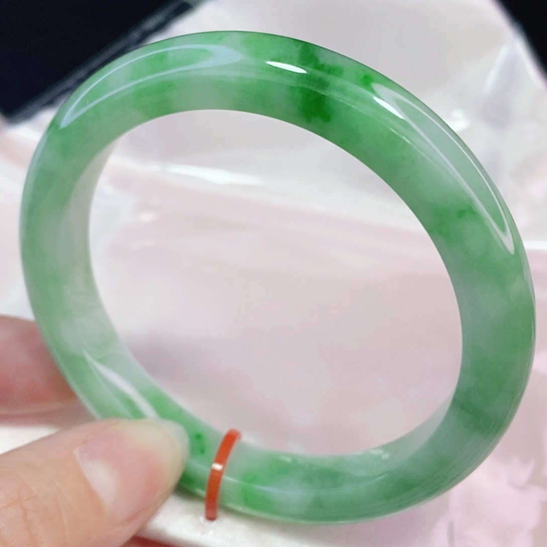 未镶嵌手镯翡翠54.5正圈