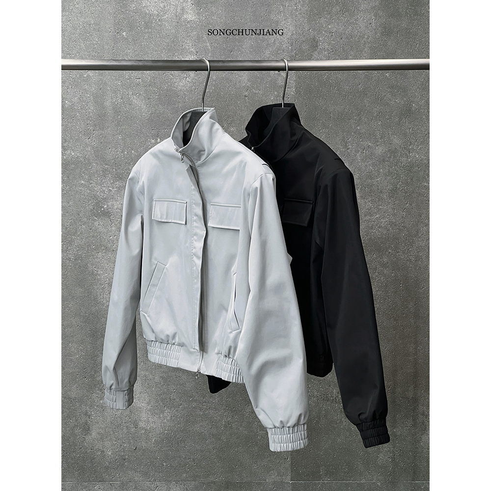  新款飞行员夹克短宽复古版型早秋硬汉fitlook百搭外套