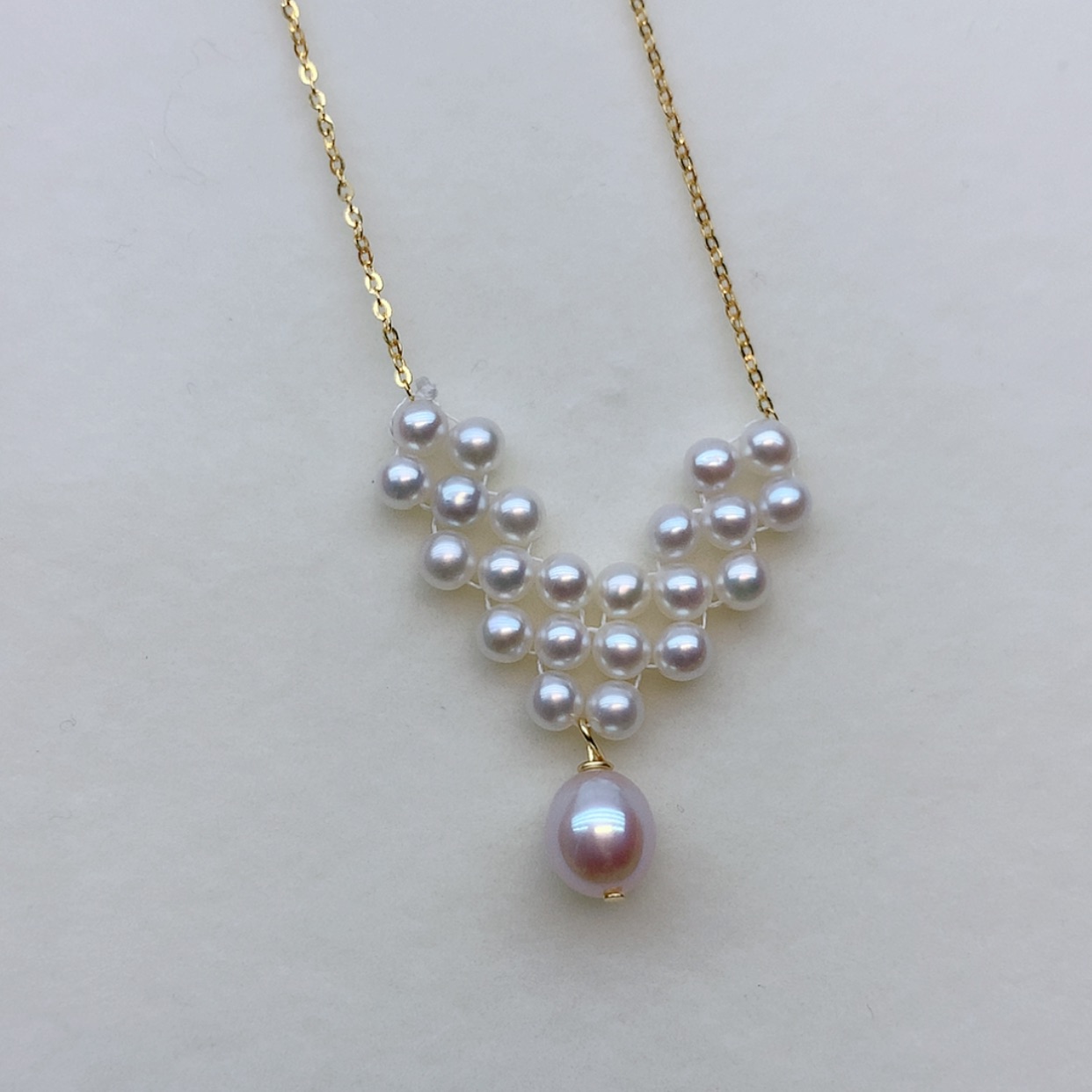 【闪购商品】颈饰银S925镶嵌淡水珍珠