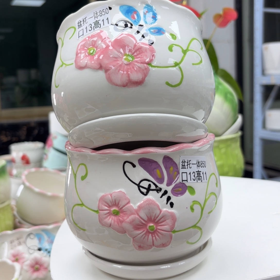 @夏西陶瓷花盆@@5850