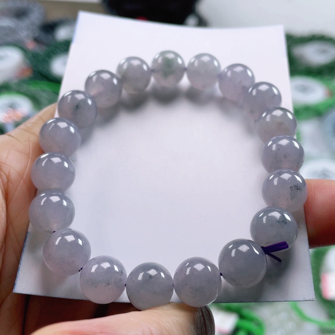 翡翠戒指未镶嵌天然翡翠手串9.9mm