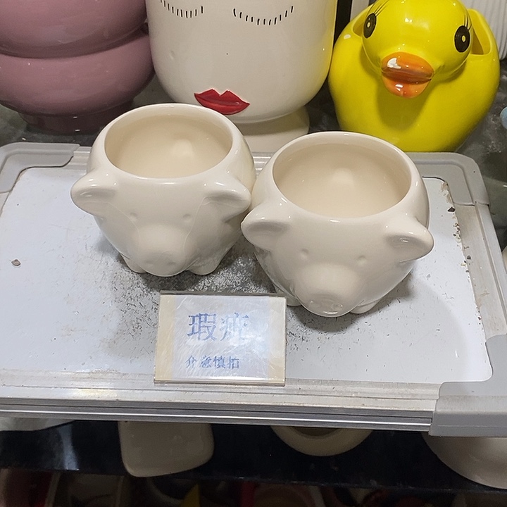 紫砂花盆水培瑕疵盆无孔