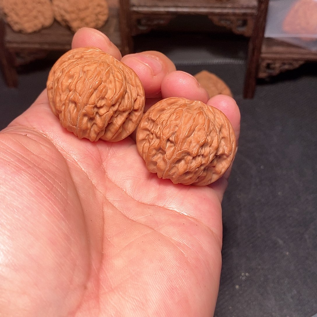 吊坠文玩核桃老**七38.5尺，全品磨盘