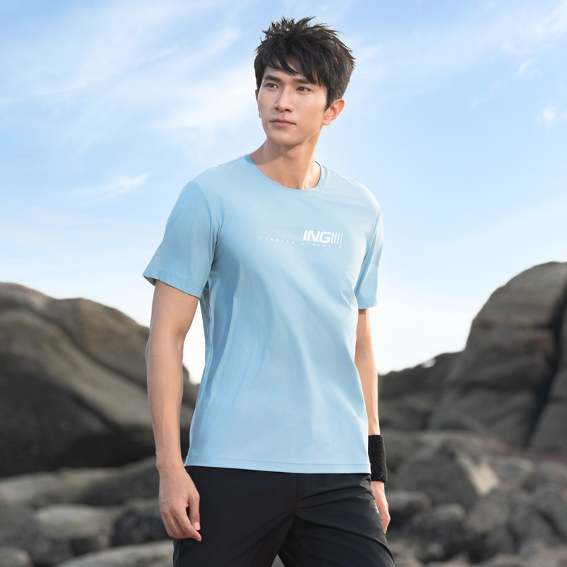 52421106意尔康夏季运动系列速干凉爽男女同款短袖圆领T恤衫