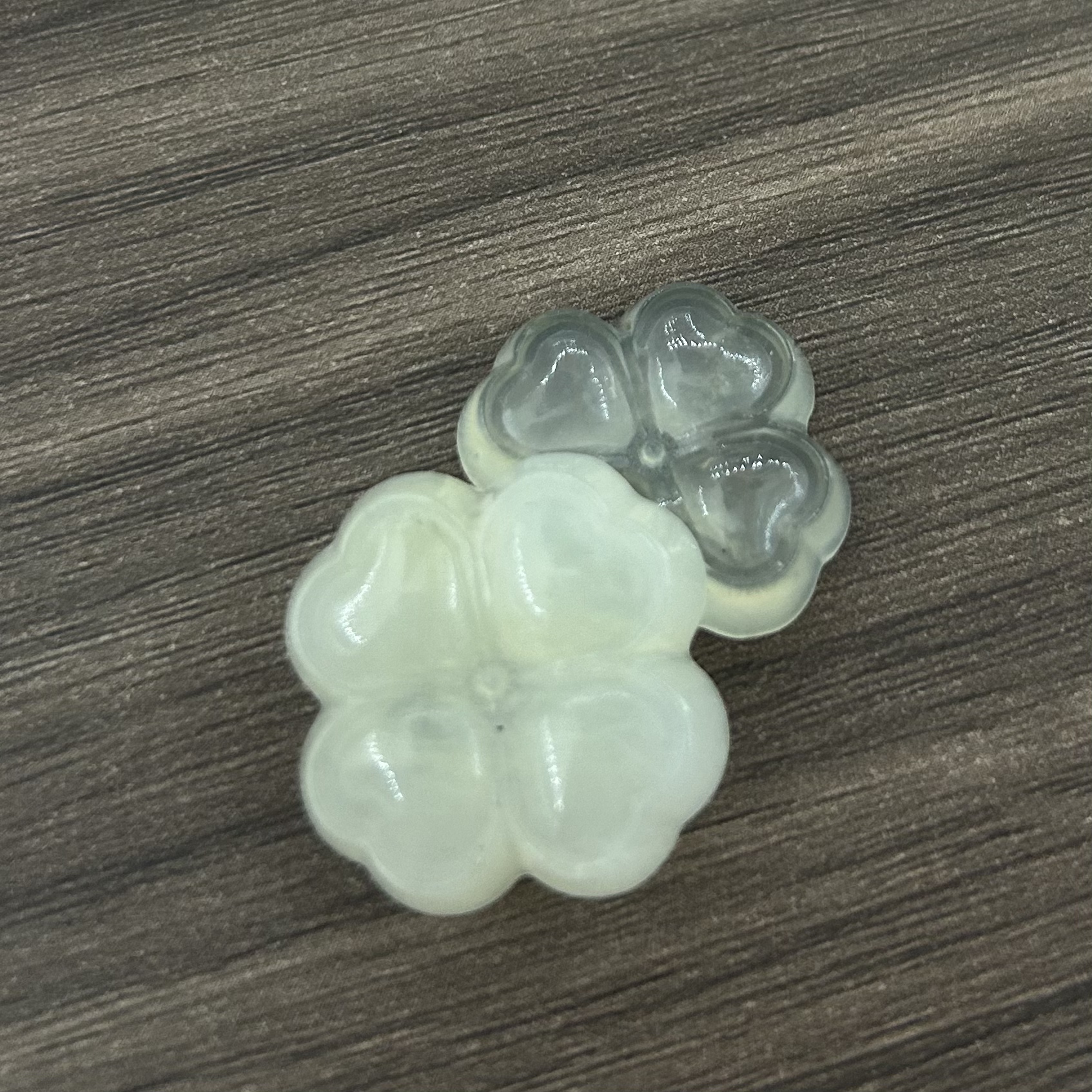 岫玉冰透四叶草吊坠（不含链）吊坠
