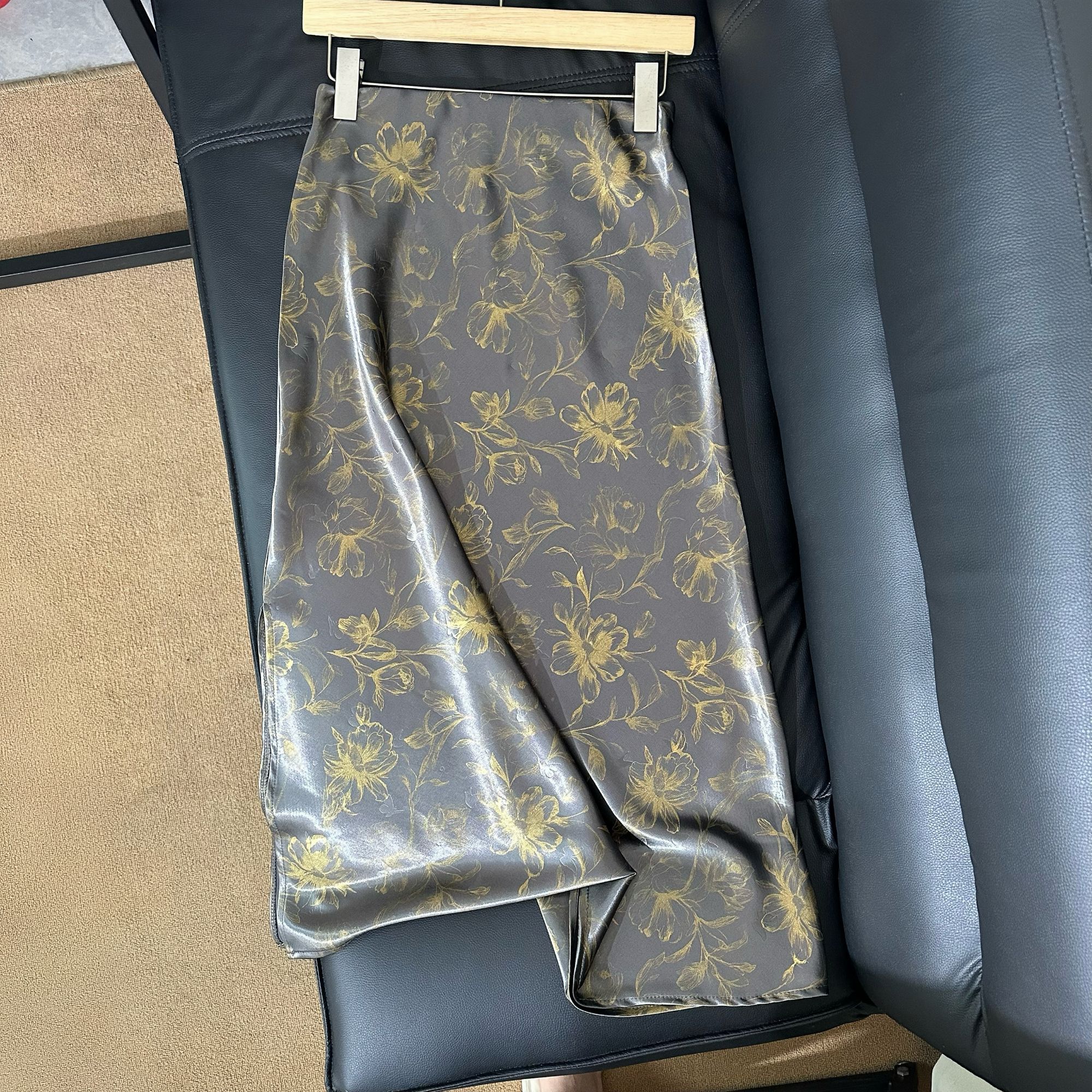 【金饤丝】新款新中式百搭休闲复古港风春夏秋半身裙