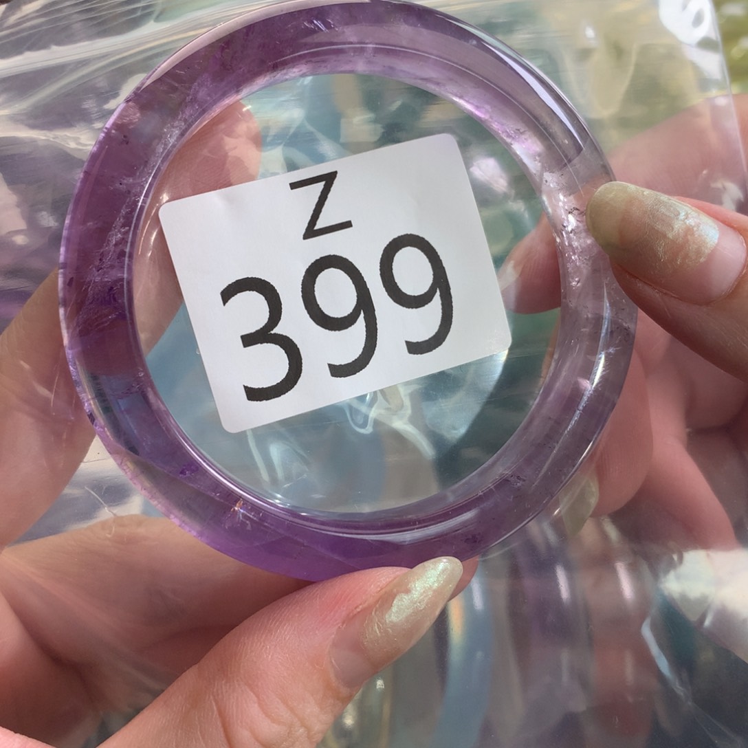 未镶嵌珠宝半成品水晶1*~水晶手镯399-55