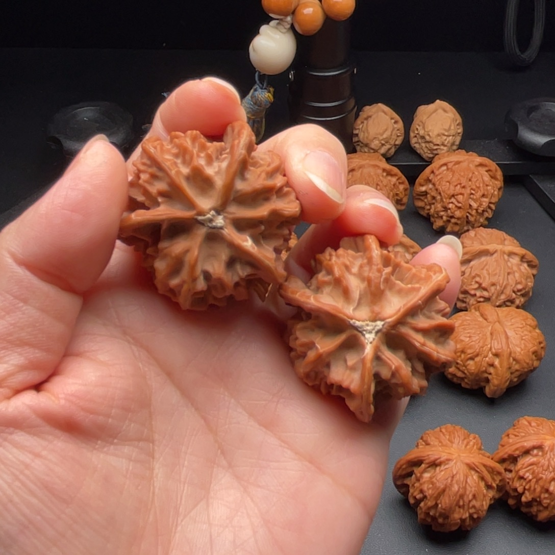 忧***调文玩核桃把件39盘山全品白茬