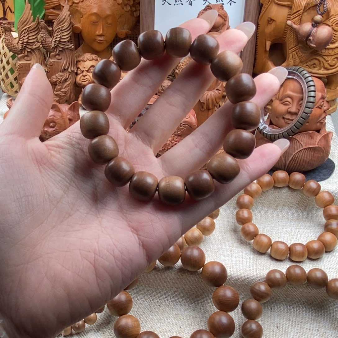 手串/手链檀香木迈索尔，老山檀香，奶香13.14