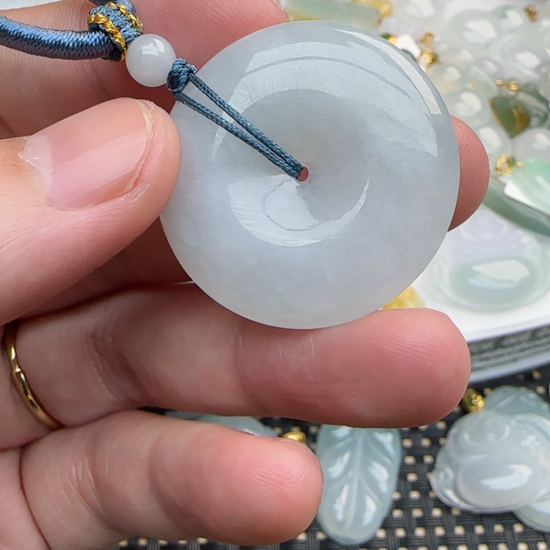 【闪购商品】翡翠吊坠(不含链)未镶嵌平安扣