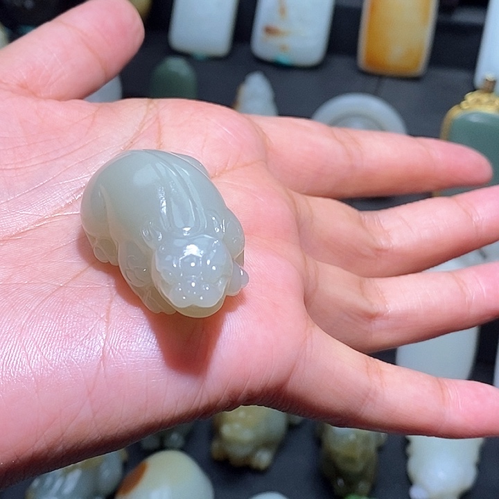 和田玉挂件未镶嵌