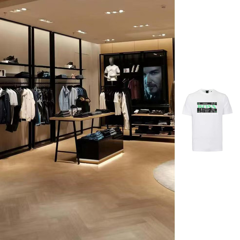 专柜同款反季男女同款夏季短袖纯棉短袖时尚休闲透气百搭圆领