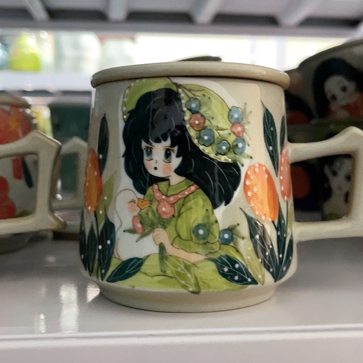 陶景德镇釉下手绘陶瓷 