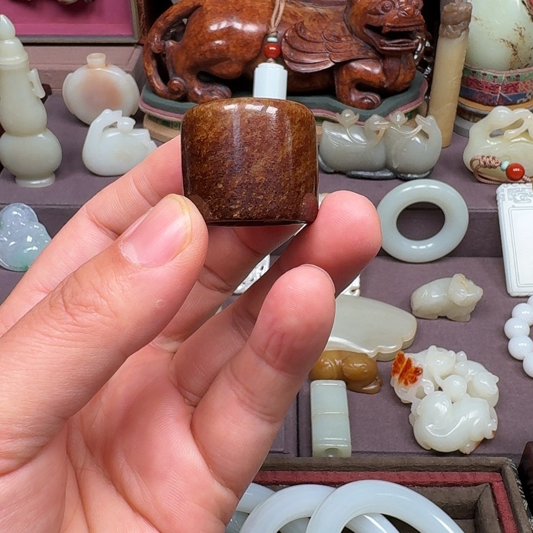 和田玉（糖玉）挂件未镶嵌小*