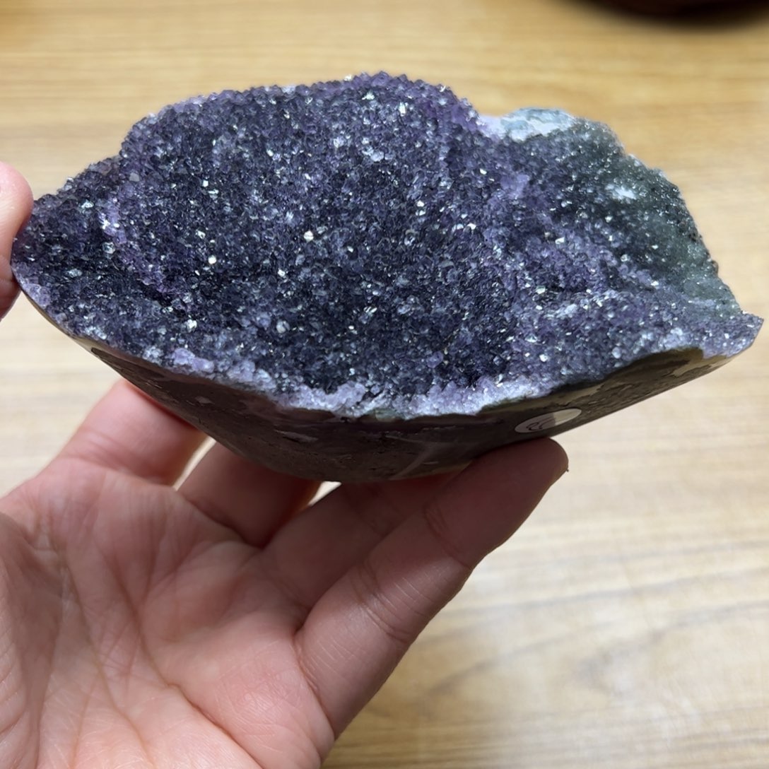 水晶元宝紫色86未镶嵌
