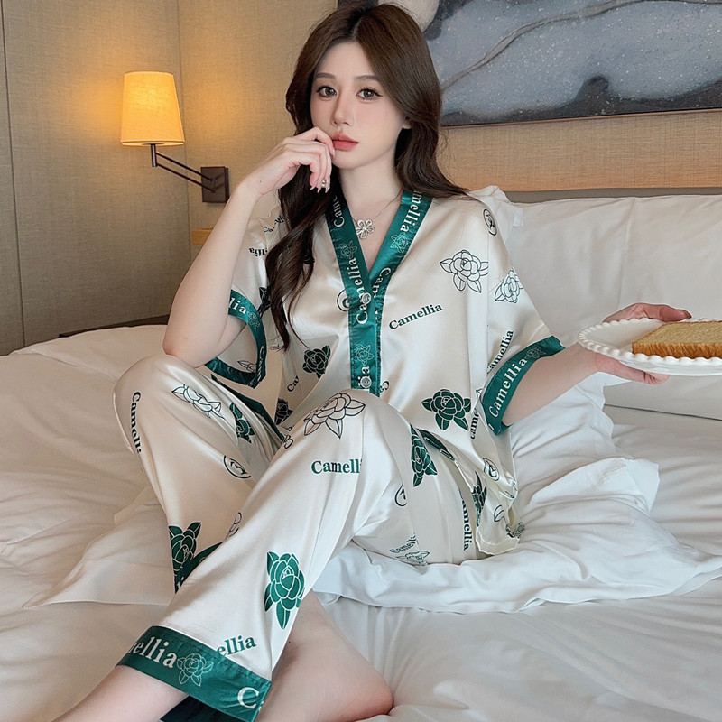 高弹瑜伽露背交叉性感法式睡衣睡裙透露背镂空家居服浪漫可爱迷人