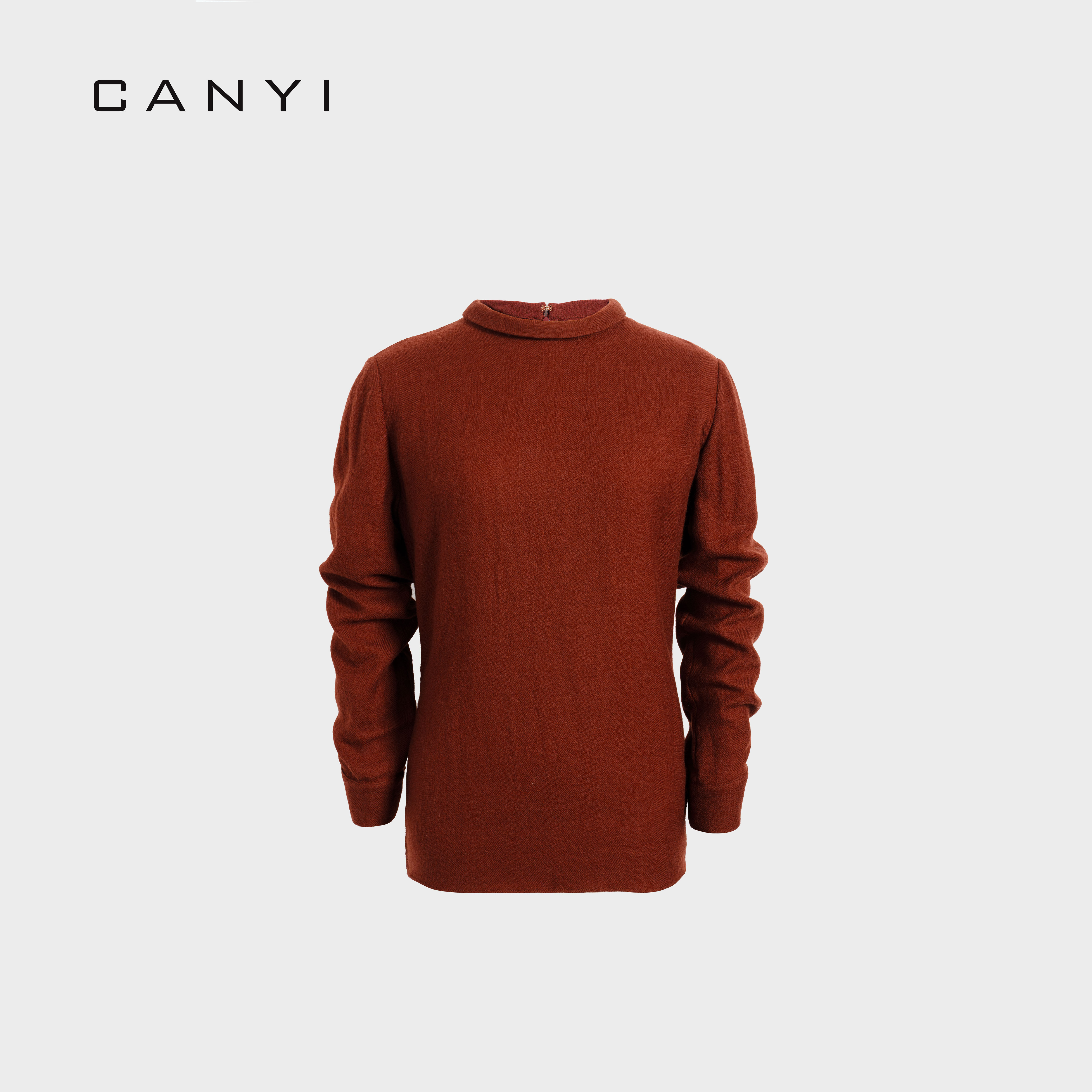 【CY璨衣】日本进口纯羊毛珠宝领优雅上衣05-25062908