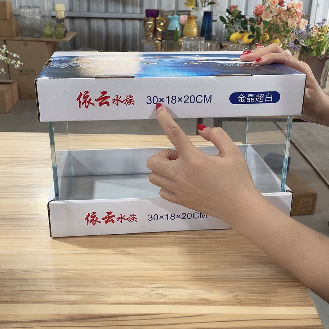 金晶超白裸缸透明40长