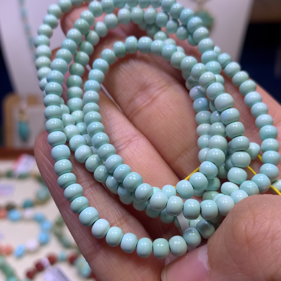 绿松石未镶嵌项链