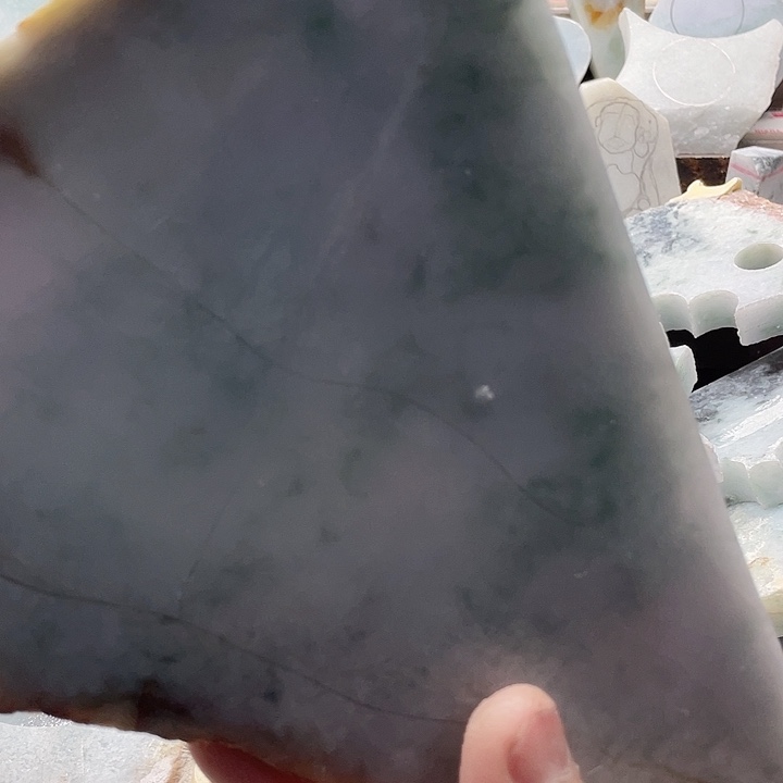 翡翠未镶嵌颈饰翡翠片料