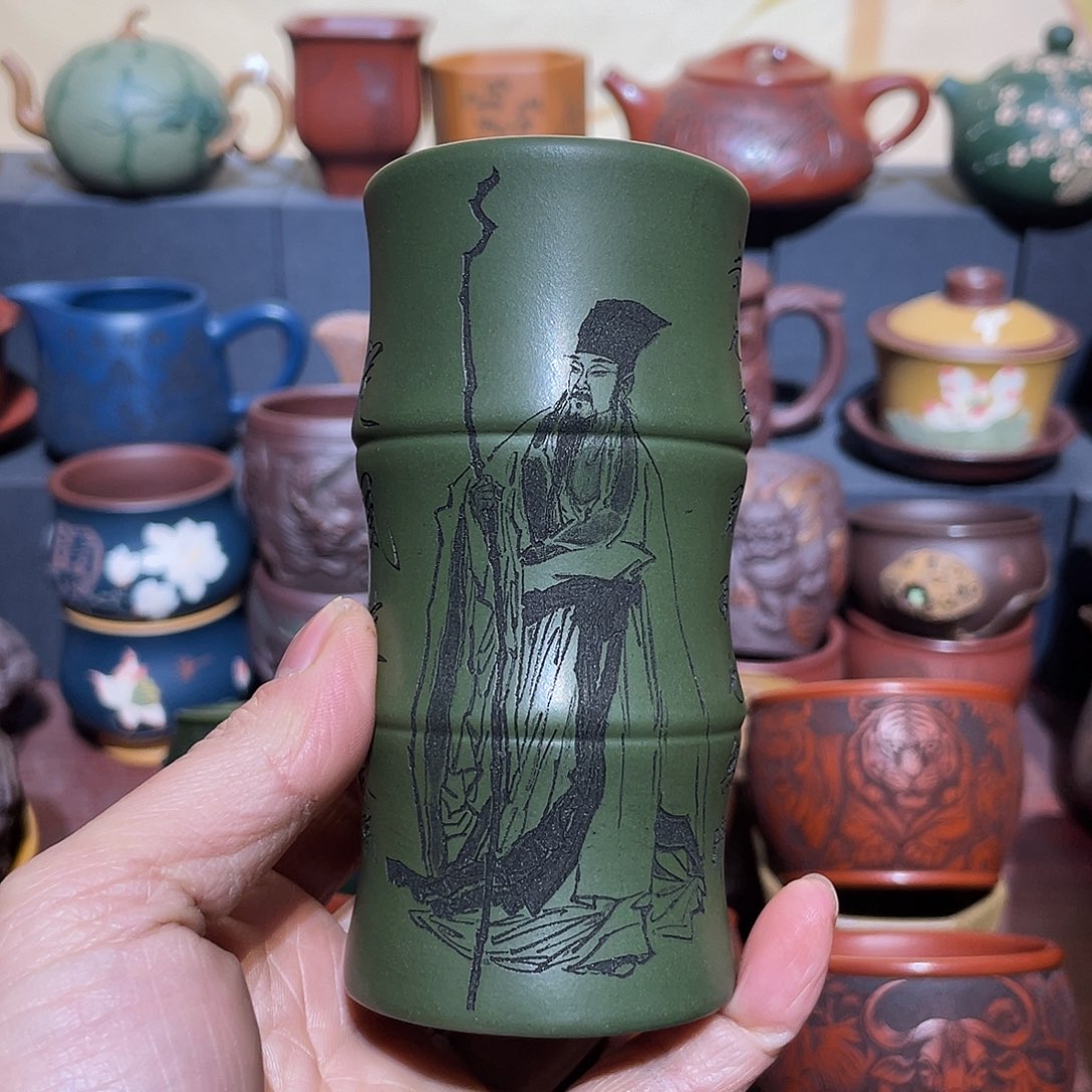 原矿紫砂手工主人杯