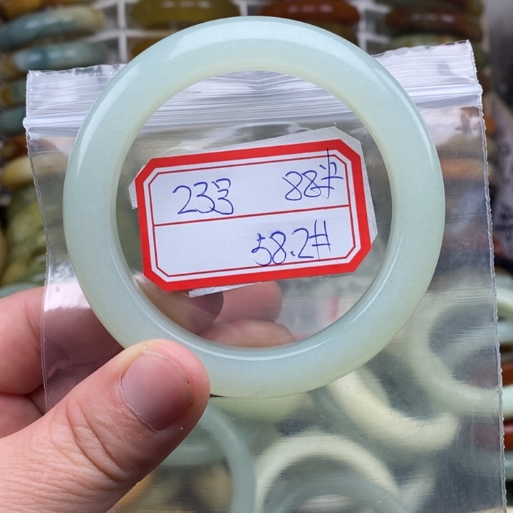 未镶嵌蛇纹石玉手绳