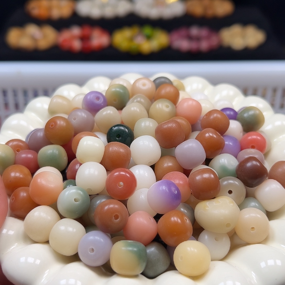 菩提根/象牙果手串微瑕卡12/13左右多宝桶150颗