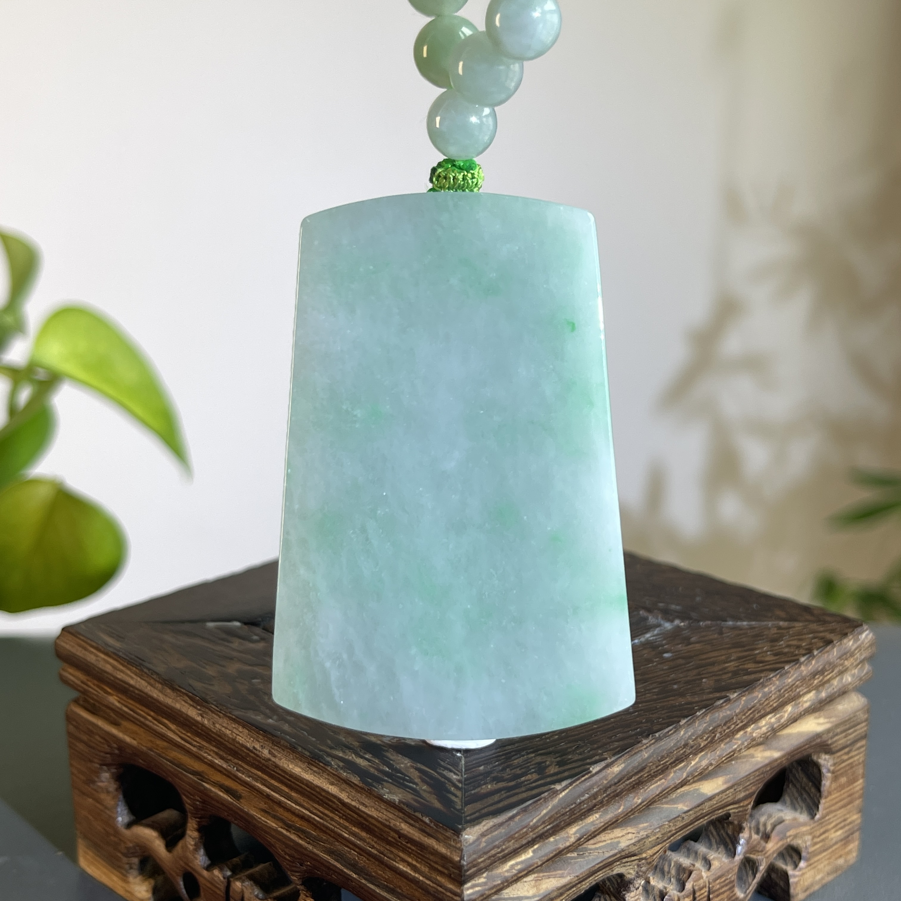 JCB16-126   天然缅甸A货翡翠    无事牌