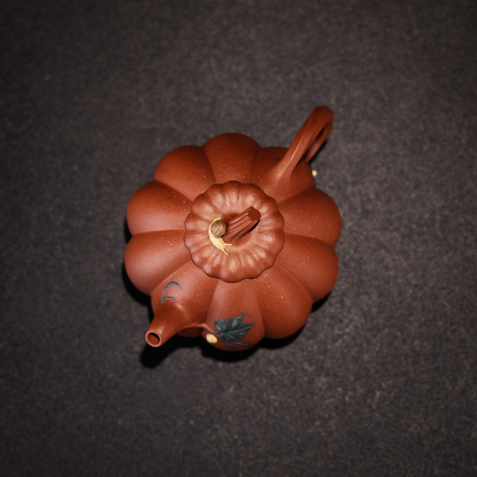 王景融 十全福瓞 红皮龙宜兴紫砂壶