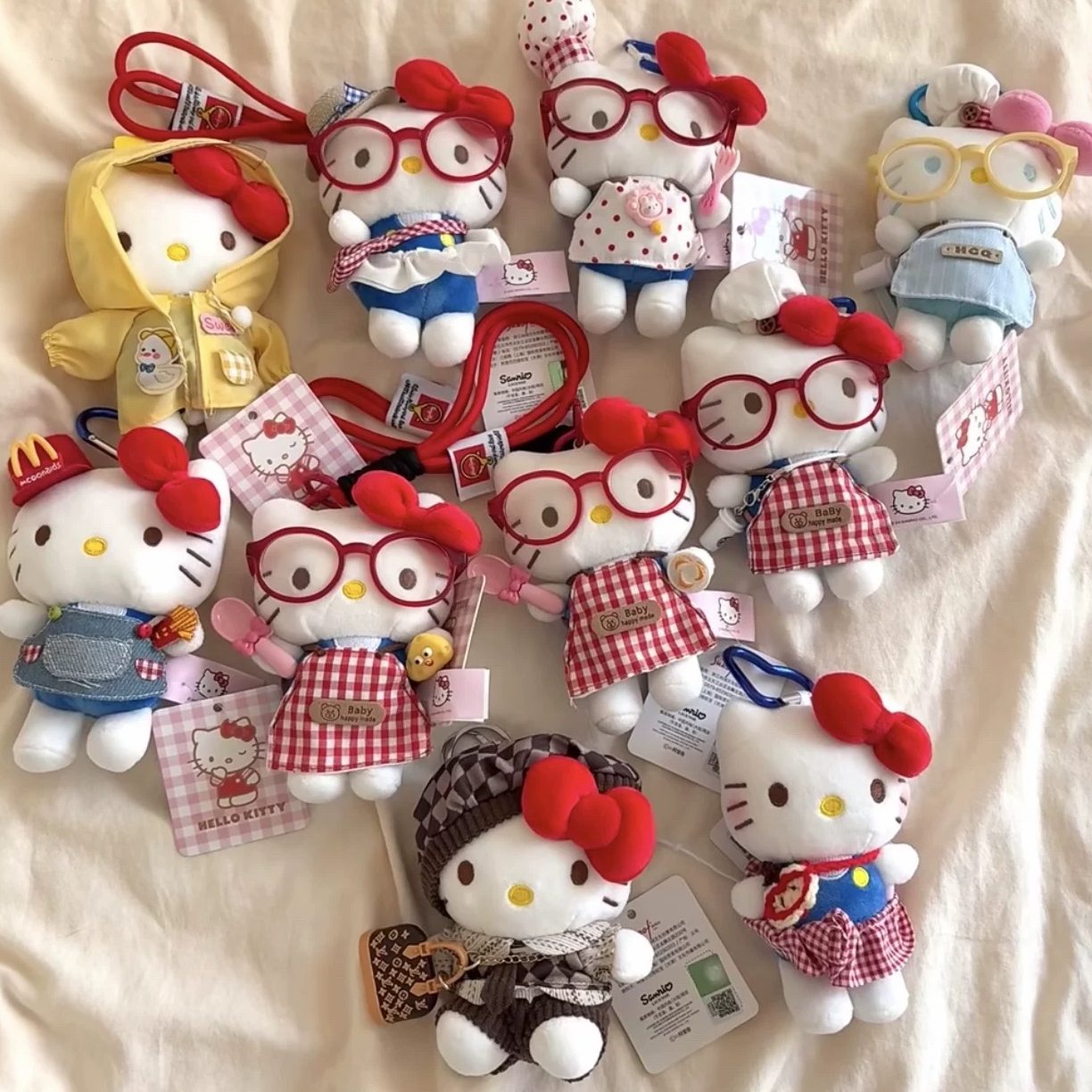 SanrioKT 小玩偶布公仔摆件玩具礼物奖励礼品挂件找朋友