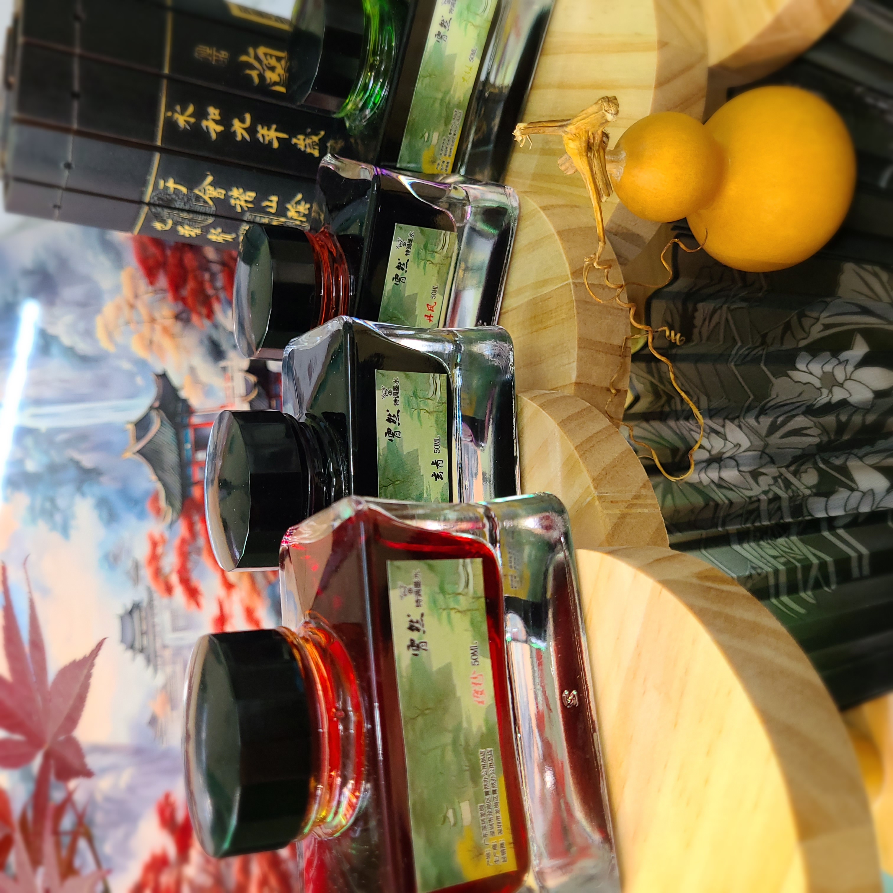 鱼哥直播间同款霄然特调墨水彩墨钢笔顺滑流畅稳定下墨不断墨