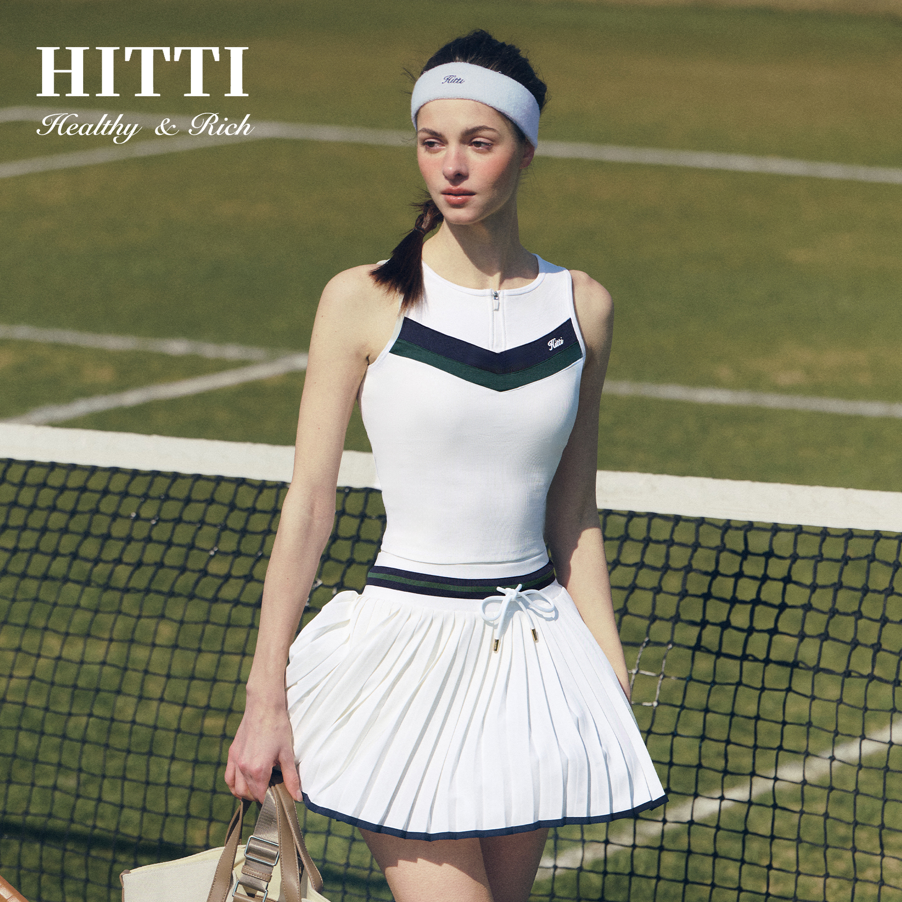 Hitti新款撞色速干运动套装网球高尔夫运动休闲百搭修身-01