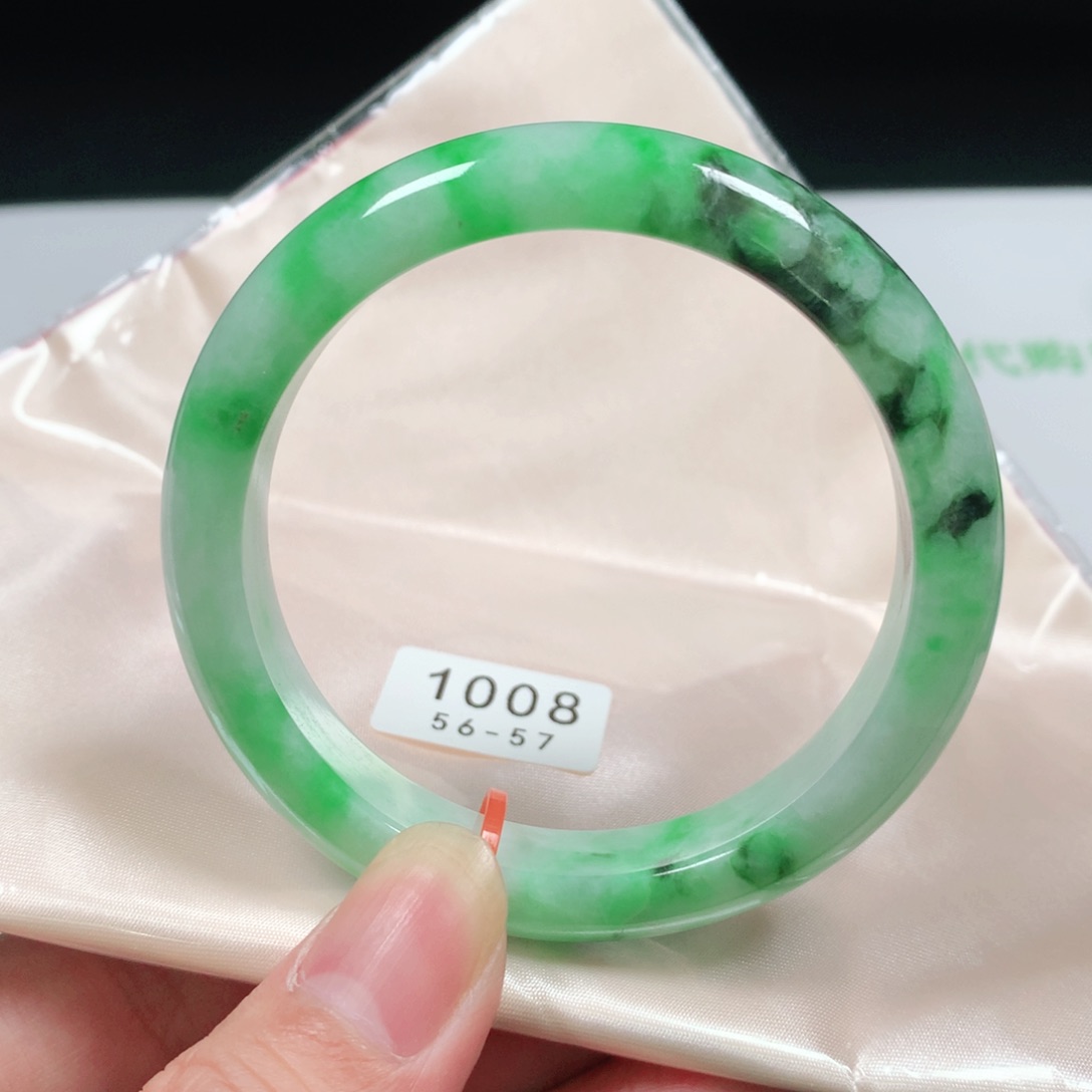 翡翠手镯未镶嵌编号1008