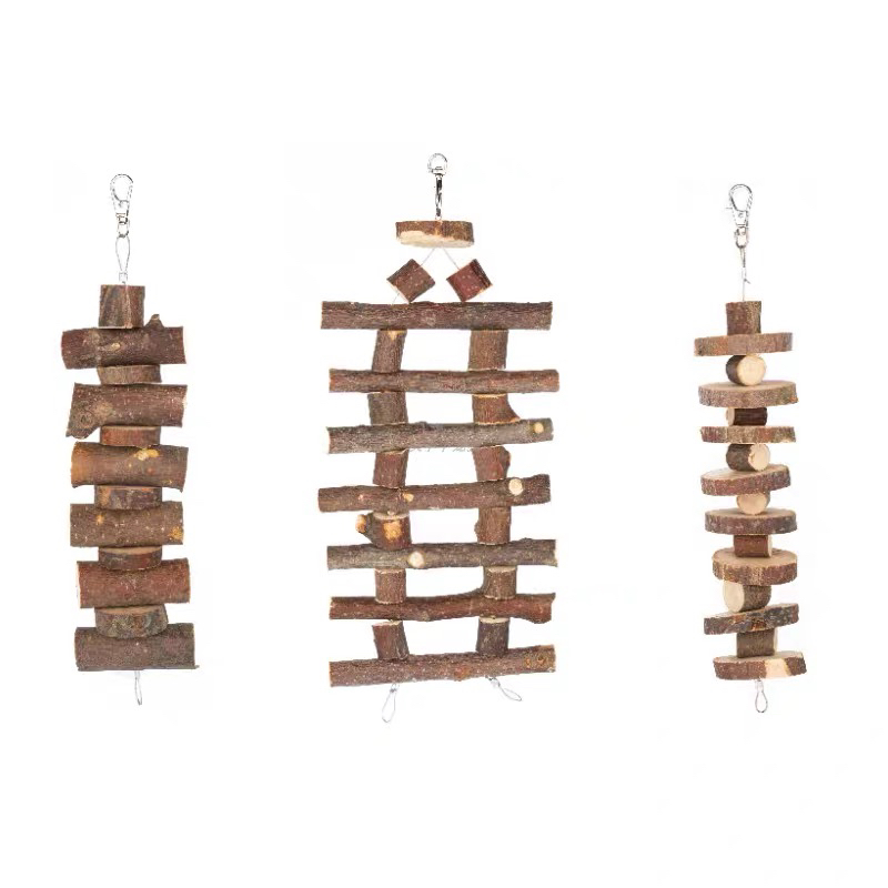 龙猫磨牙串果木枝天热耐磨苹果木苹果枝磨牙用品龙猫笼子装饰挂件