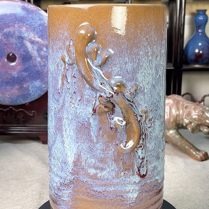 钧瓷艺术摆件花釉