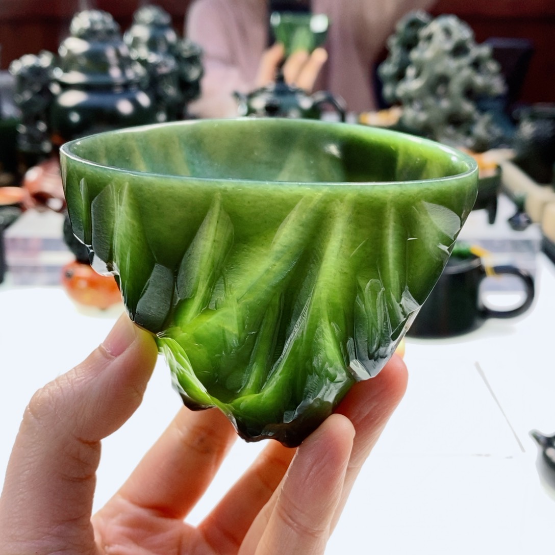 和田玉（青玉）摆件未镶嵌