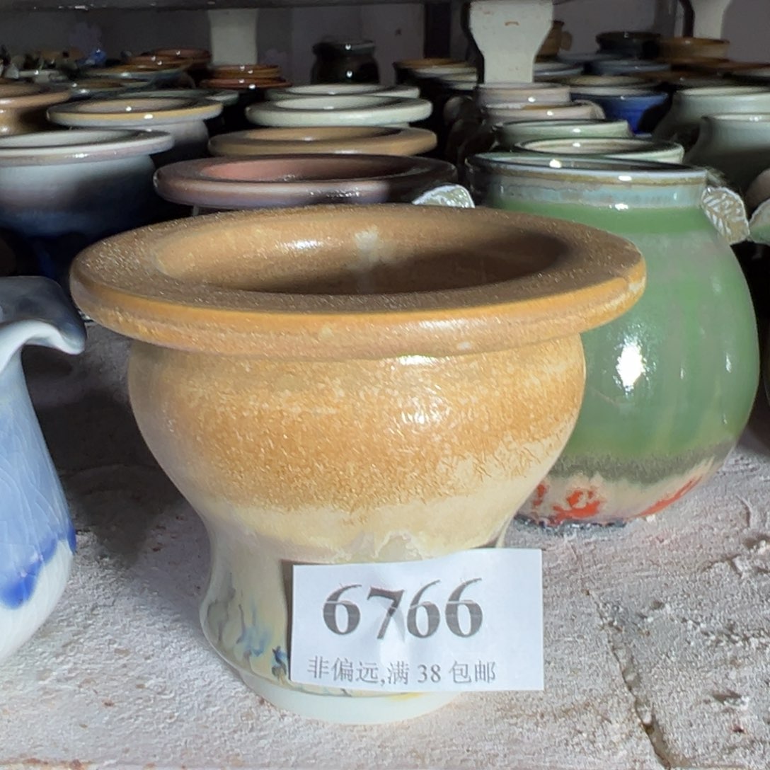 陶瓷景德镇手工花盆