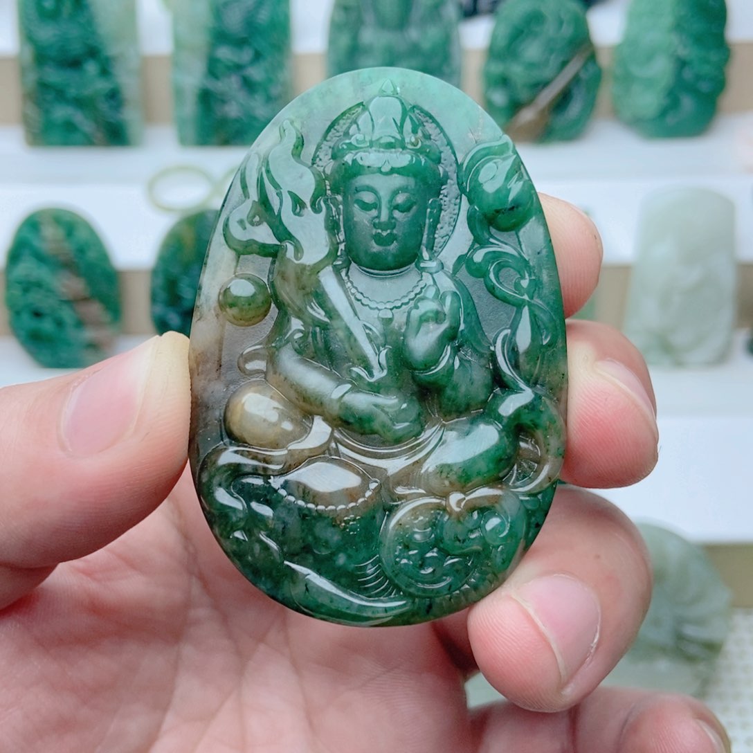 独山玉挂件未镶嵌