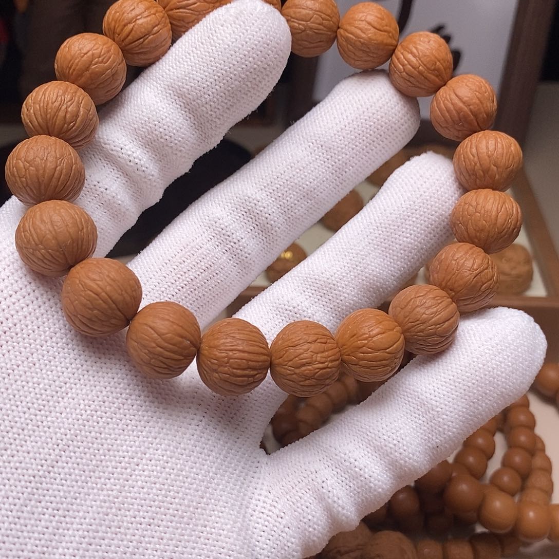 猴头核桃手串凤羽福利