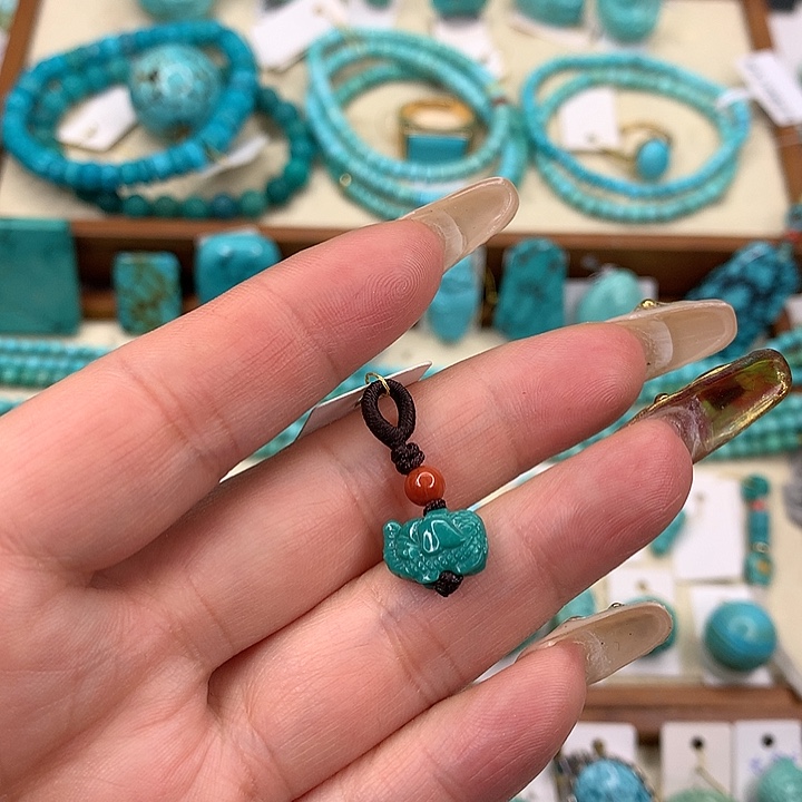 绿松石挂件未镶嵌