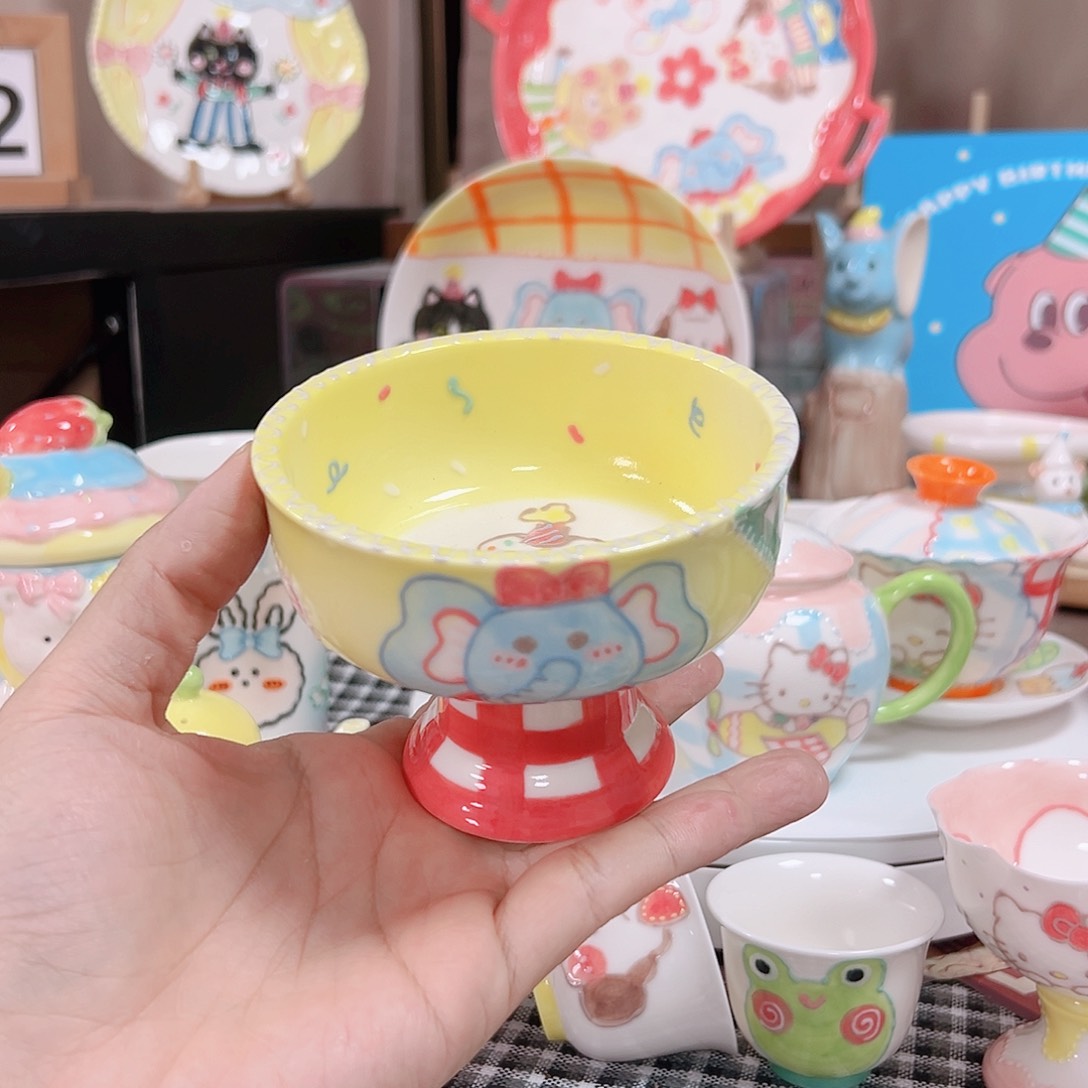 可爱陶瓷高温手作